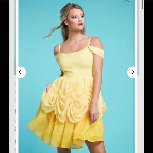 Disney Dresses & Skirts - DISNEY HOT TOPIC Beauty & the Beast BELLE DRESS!